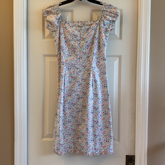 Tommy Hilfiger puff sleeve mini-flower dress, 4 - Picture 4 of 10